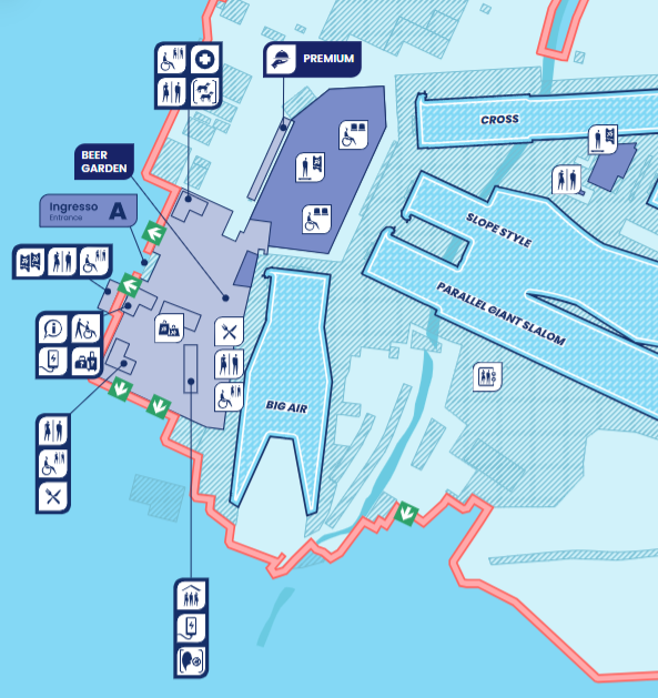 Mapa Accesos Cortina